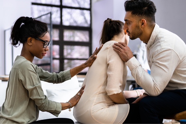 Doula Supporting a Couple