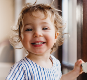 Little girl smiling