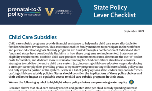 checklist-subsidies